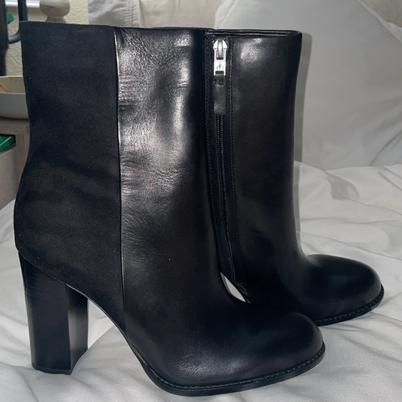 Sam Edelman Womans Reyes Black Leather Zip Boots - Picture 5 of 7